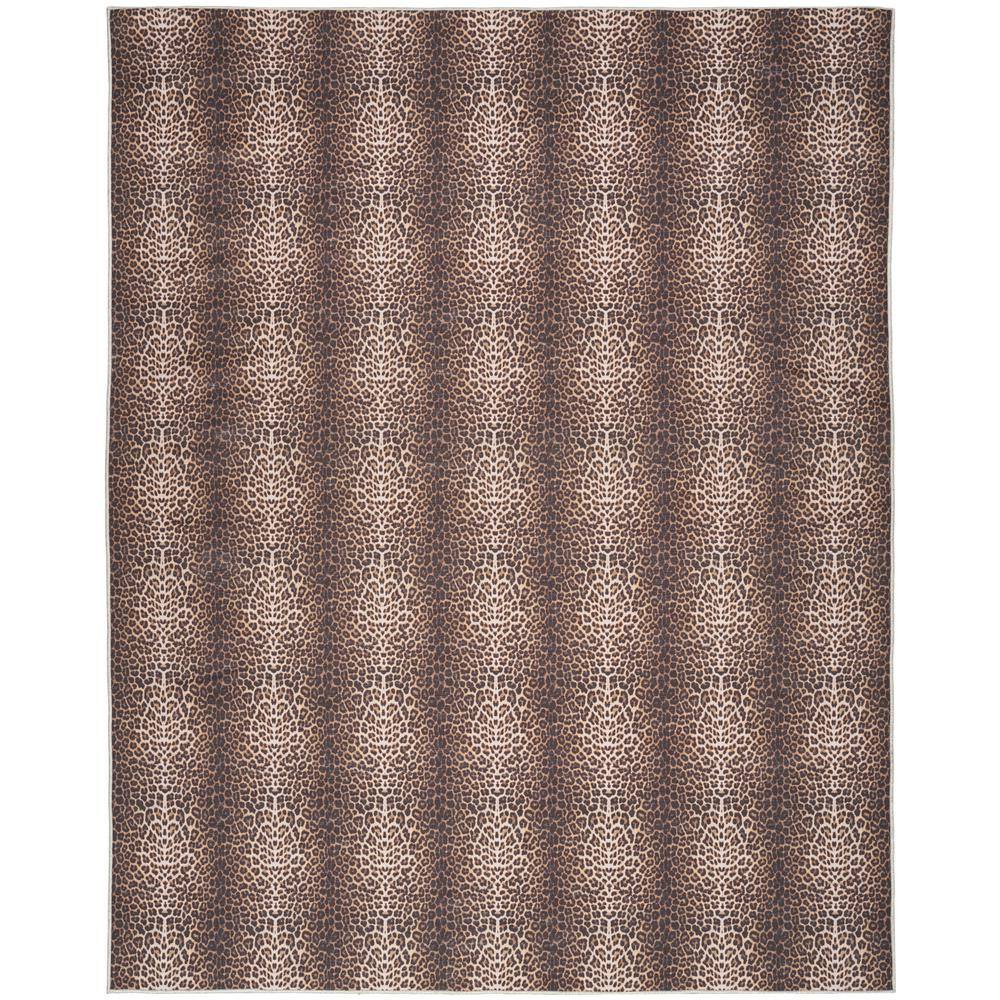 Nourison Washables Leopard 5 ft. x 7 ft. Animal print Contemporary Area