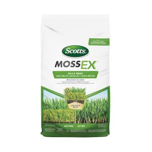 MossEx 18.37 lbs. 5,000 sq. ft. Moss Killer with Added Nutrients for Greener Grass