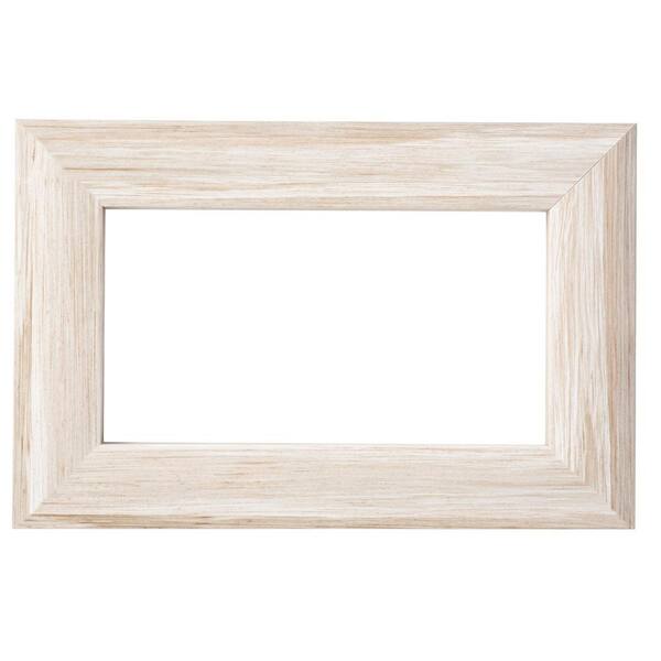 MirrorChic Cardiff Sand 48 in. x 42 in. DIY Mirror Frame Kit Mirror Not Included