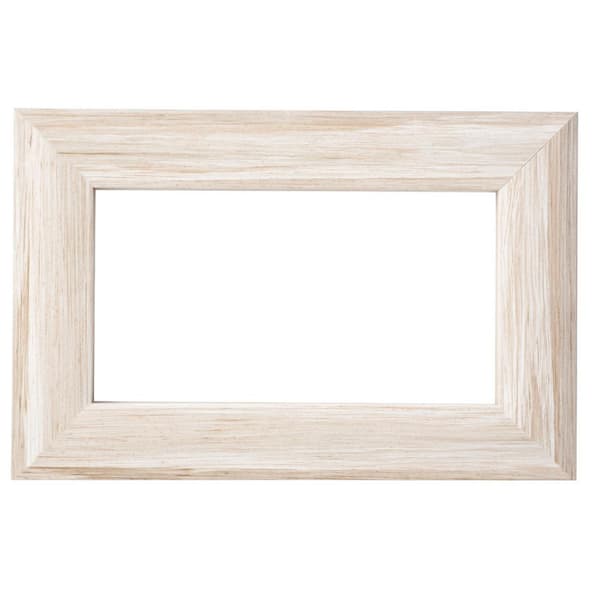 MirrorChic Cardiff Sand 48 in. x 42 in. DIY Mirror Frame Kit Mirror Not Included