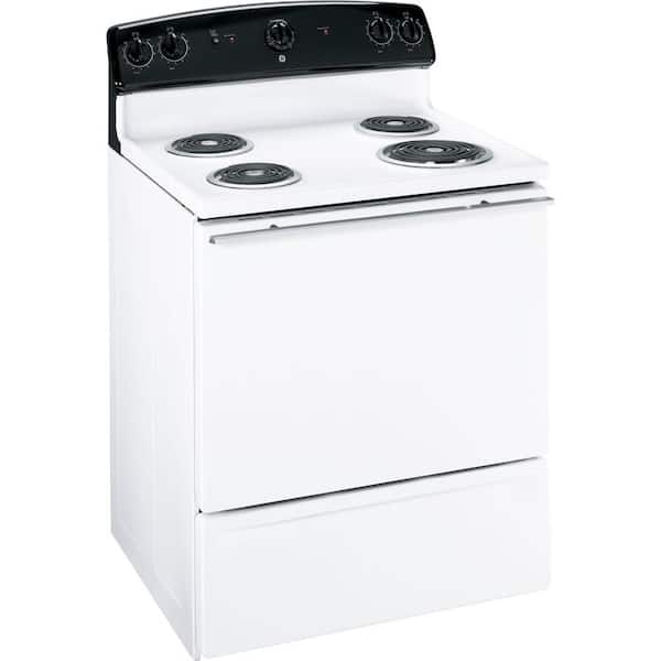 GE 5.0 cu. ft. Electric Range in White