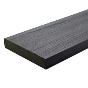 UltraShield Naturale Cortes 1 in. x 6 in. x 8 ft. Westminster Gray Solid Composite Decking Board