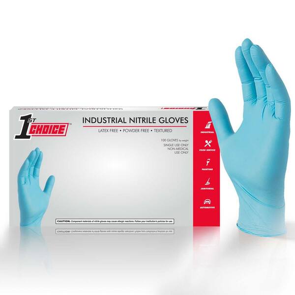 InfiTouch Steel Blue, Nitrile Disposable Gloves,, 47 OFF