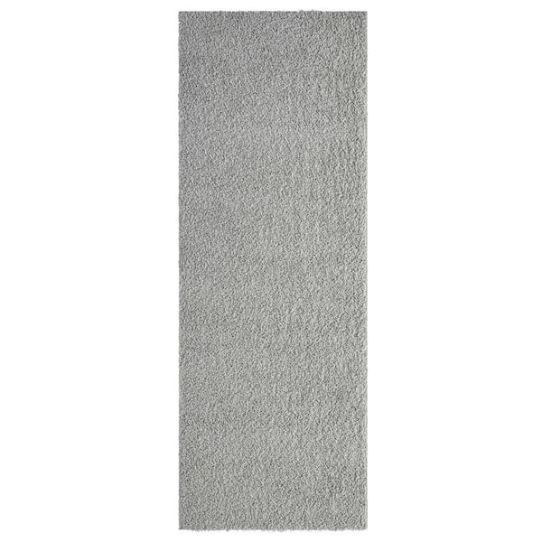 Context Eclipse Solid Gray 3 ft. x 10 ft. Polypropylene Area Rug