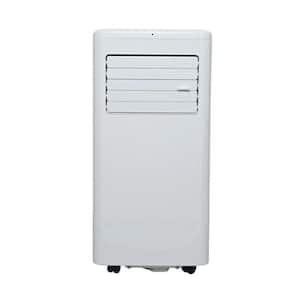 6000 BTU Cooling Rating (DOE SACC),10000 (DOE) White Portable Air Conditioner Cools 130 sq. ft. with Heater Dehumidifier