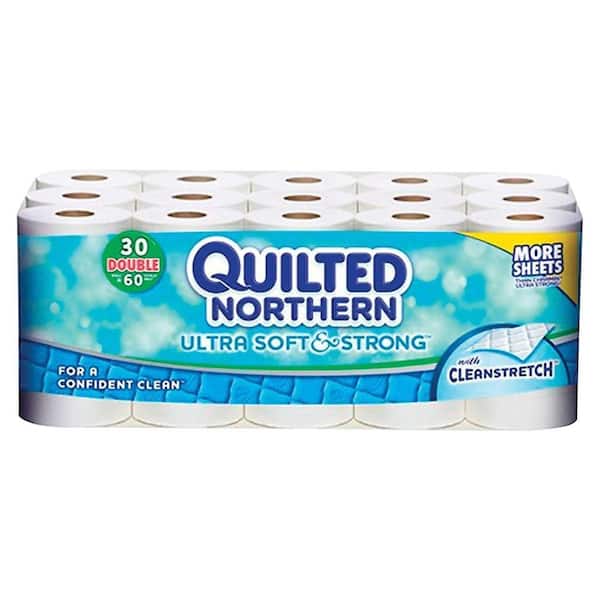 Quilted Northern White Bathroom Tissue 2-Ply (30 Roll)