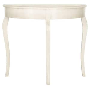 Sema 34 in. Off-White Wood Console Table