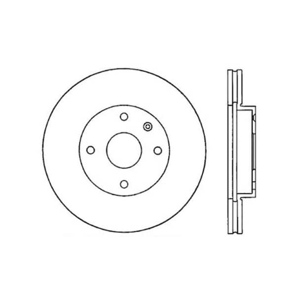 Centric Parts Disc Brake Rotor 2004-2006 Suzuki Verona 2.5L