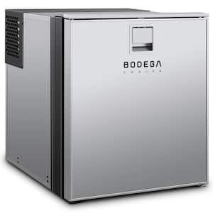 2.1 cu. ft. 63.4 qt. RV Refrigerator Dual Zone 12-Volt Car Refrigerator with 12/24V DC in Silver