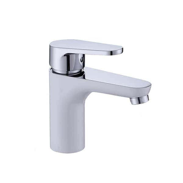 Maincraft Single Hole Single-Handle Bathroom Faucet in Chrome