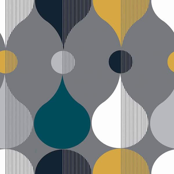 Graham & Brown Coronation Craze Slate Grey Wallpaper