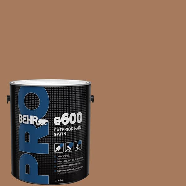 1 gal. #260F-6 Smokey Topaz Satin Exterior Paint