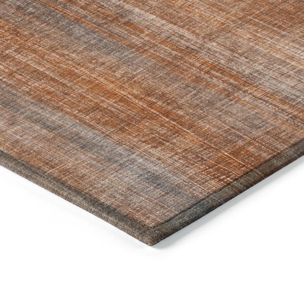 Chantille ACN552 Paprika 1 ft. 8 in. x 2 ft. 6 in. Machine Washable Indoor/Outdoor Geometric Area Rug