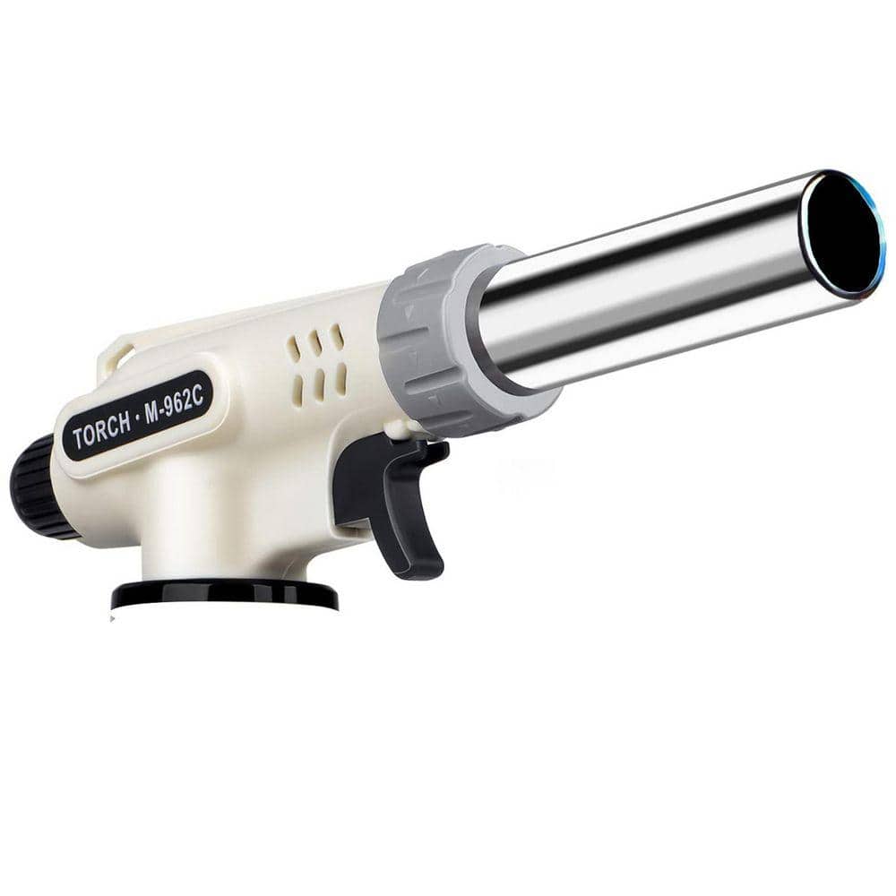 JFVKAF Professional Kitchen Butane Torch Adjustable Flame Cooking Blow ...