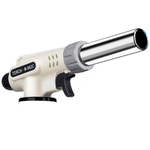 Professional Kitchen Butane Torch Adjustable Flame Cooking Blow Torch Head 360 ° Use Card-Type Interface