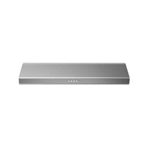 Hurricane 36 in. 695 Ducted CFM Under Cabinet Range Hood with Light in Stainless Steel
