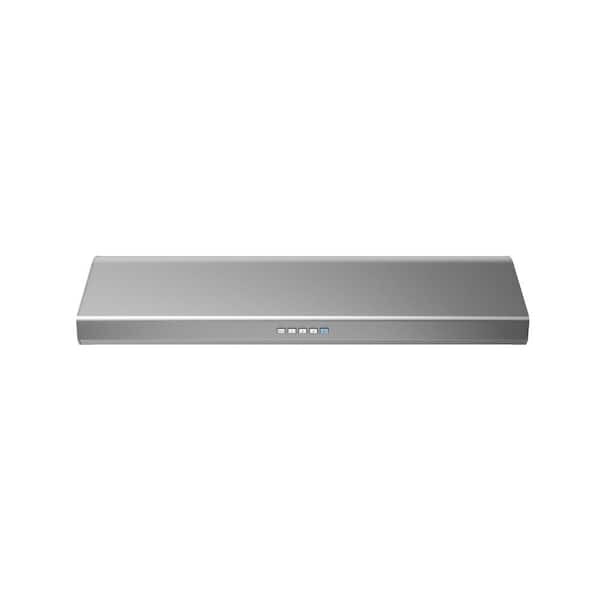 Zephyr Hurricane 36 in. 695 Ducted CFM Under Cabinet Range Hood with Light in Stainless Steel