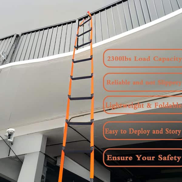Rope Ladder, 16.5 Feet Fire Escape Ladder, Emergency Ladder Of