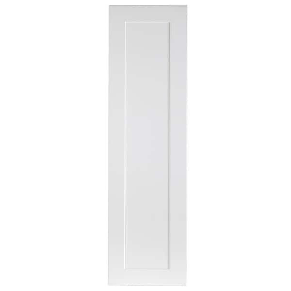 Hampton Bay White 12x42.01x0.63 in. Decorative Wall End Panel
