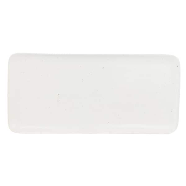 Contempo 14 in. Round Serving Tray in White