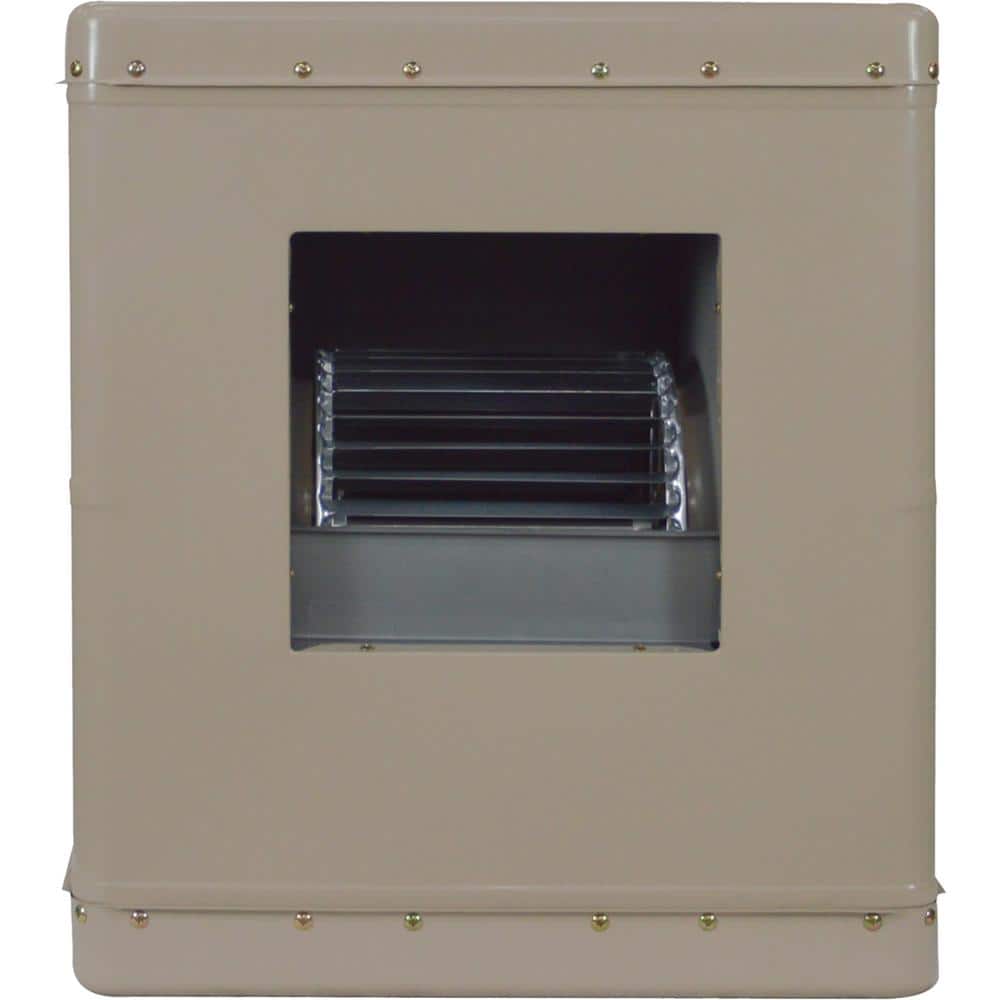 Champion Cooler 3000 CFM Side-Draft Wall/Roof Evaporative Cooler for 1000 sq. ft. (Motor Not Included), Cool Sand -  3000 SD
