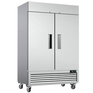 54 in. 49 cu.ft. Commercial Refrigerator in Stainless Steel, 33℉ to 41℉