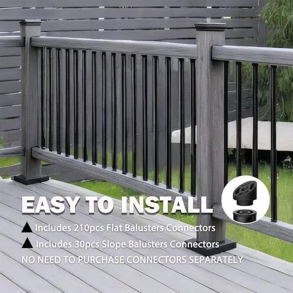 100 Pack 32" Aluminum Deck Balusters, Balusters For Deck - View #12