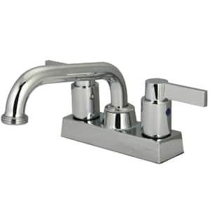 NuvoFusion 2-Handle Laundry and Utility Faucet in Polished Chrome
