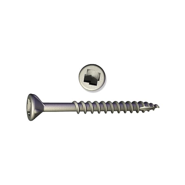 Grabber #8 x 2 in. Lox Flat-Head Wood Deck Screws (25-Pack)