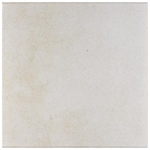 Klinker Retro Blanco Encaustic 12-3/4 in. x 12-3/4 in. Ceramic Floor and Wall Quarry Tile (1.13 sq. ft./Each)