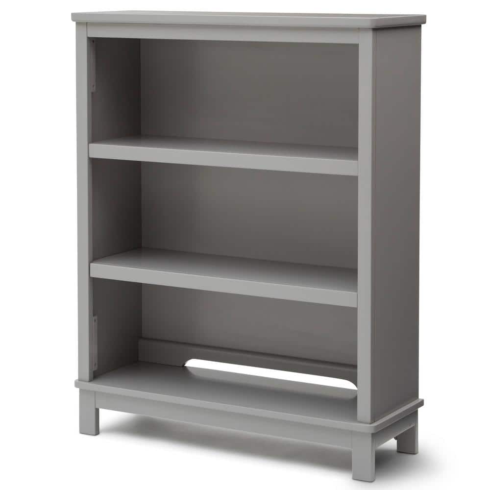 Delta Children Universal 3-Shelf Gray Bookcase, Grey -  76300-026