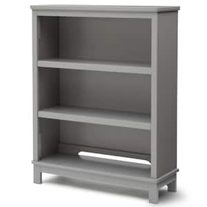 Universal 3-Shelf Gray Bookcase