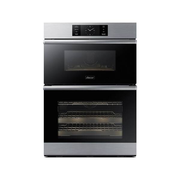 DACOR Modernist 30 in. Electric Wall Oven with Built-In Microwave in Stainless
