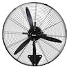 Karl home 26 in. 4-Speed Wall Mount Indoor/Outdoor Wall Mount Fan in Black K1G46001058