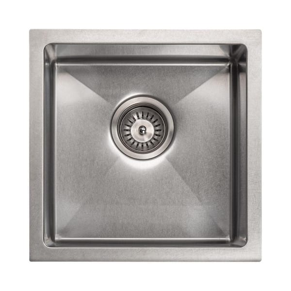 ZLINE 15 in. Boreal Undermount Single Bowl Bar Sink in DuraSnow®Stainless Steel ZLINE 15 in. Boreal Undermount Single Bowl Bar Sink in DuraSnow®Stainless Steel