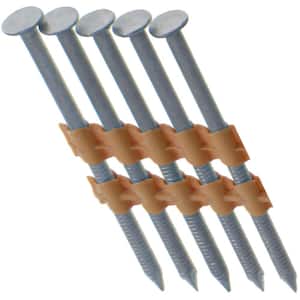 3 in. x .131 in 21° Plastic Collated 316 Stainless Steel Ring Shank Round Head Framing Nails (1000 Per Box)