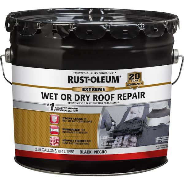 Rust-Oleum 2.75 Gal. Wet or Dry Extreme Roofing Repair