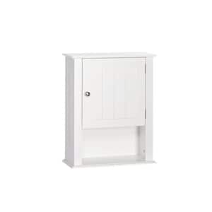 Ashland 16-1/2 in. W x 20 in. H x 7 in. D Bathroom Storage Wall Cabinet in White