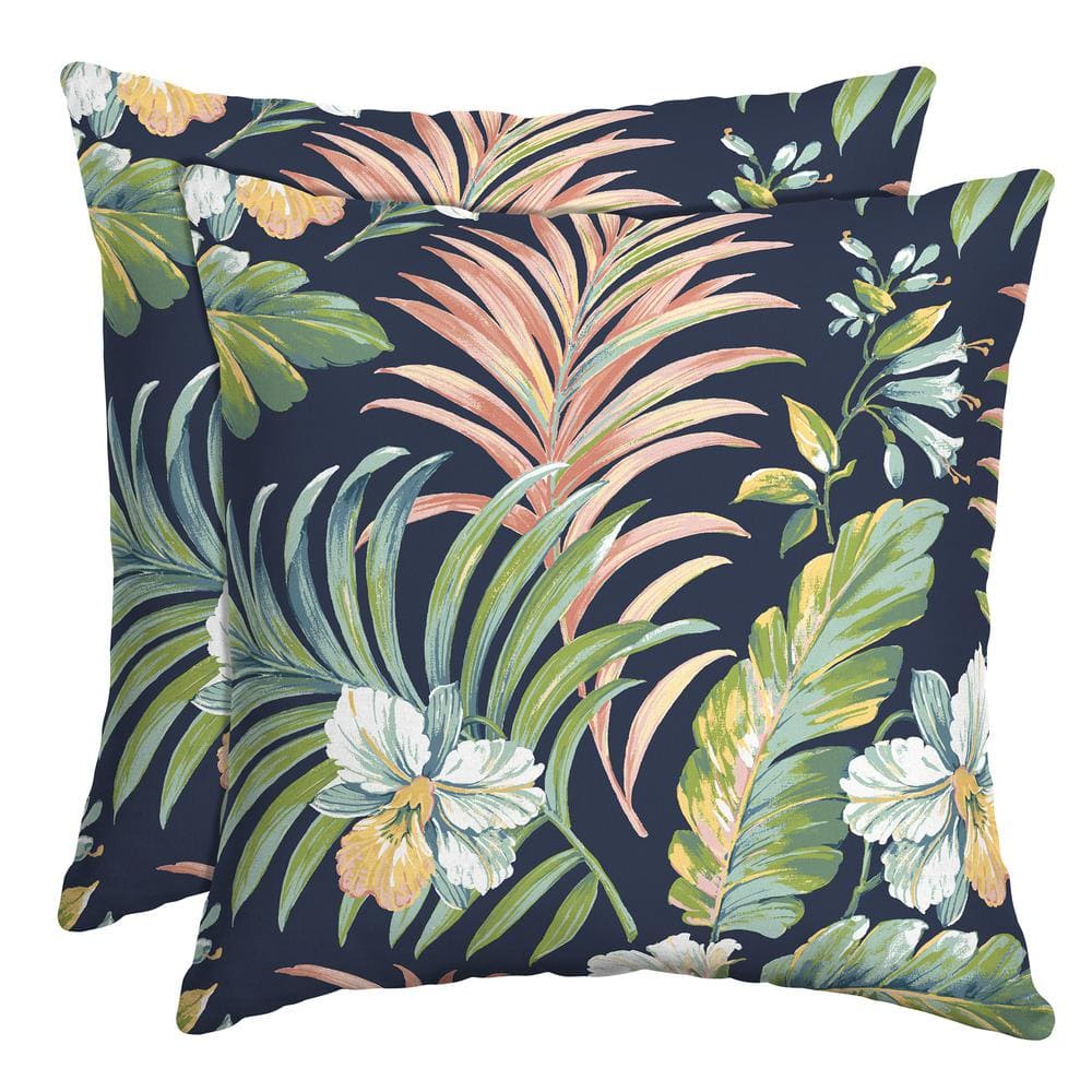 Large Leaf Study Ii By Modern Tropical Throw Pillow - Americanflat