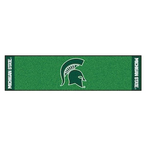 NCAA Michigan State University 1 ft. 6 in. x 6 ft. Indoor 1-Hole Golf Practice Putting Green