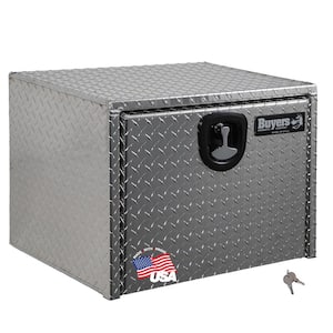 24 in. x 24 in. x 24 in. Diamond Plate Tread Aluminum Underbody Truck Tool Box