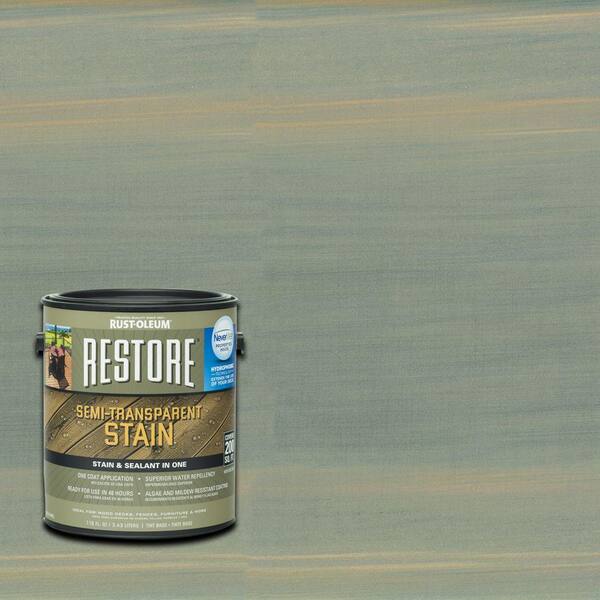 Rust-Oleum Restore 1 gal. Semi-Transparent Stain Fern with NeverWet