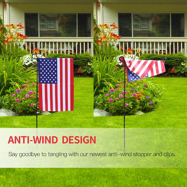 Garden Flag Rubber Stoppers, Diy Garden Flag Ideas