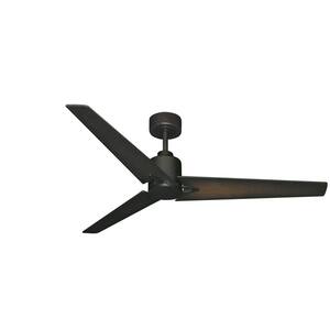 Reveal Wi-Fi 52 in. Indoor/Outdoor Oil Rubbed Bronze Ceiling Fan with Remote Control