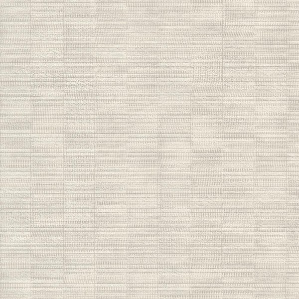 York Wallcoverings White Cream Capri Abstract Vinyl Non-Pasted Wallpaper Roll