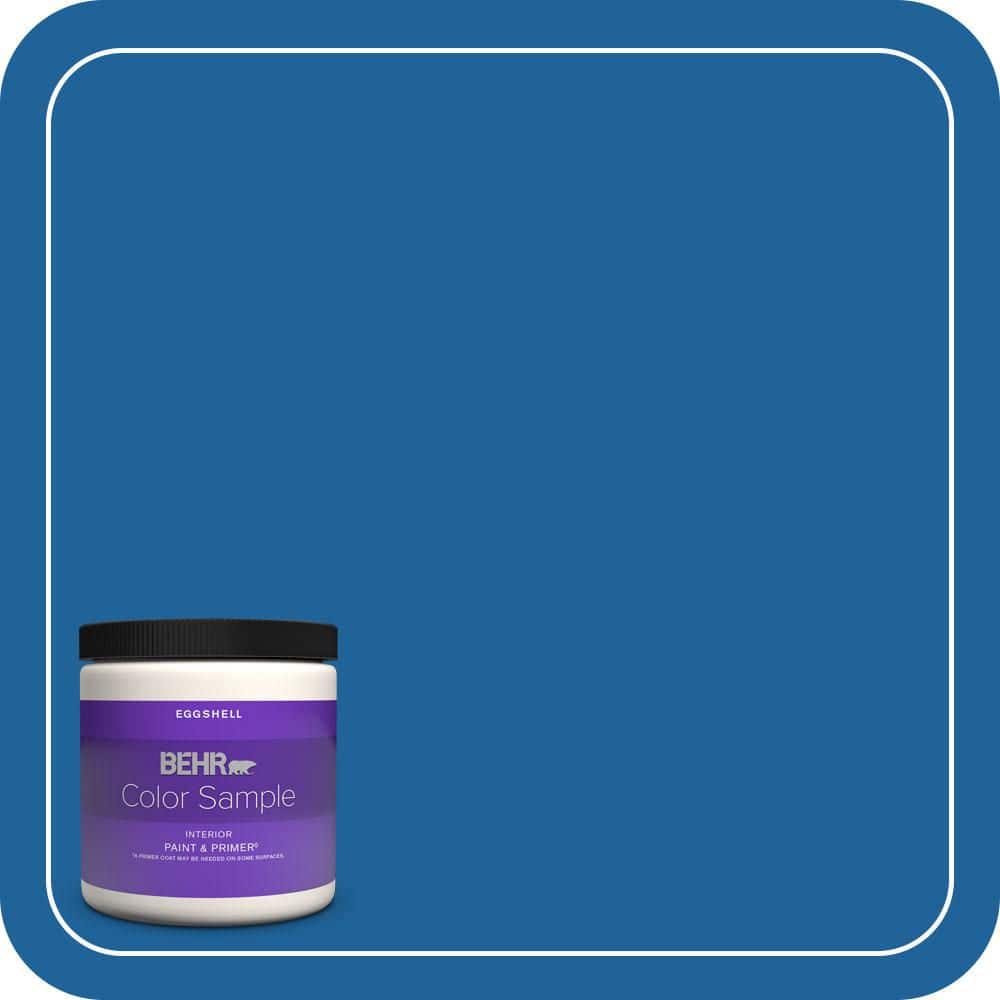 8 oz. #570B-7 Cobalt Glaze Eggshell Enamel Interior Paint & Primer Color Sample price history on PriceWatchPro