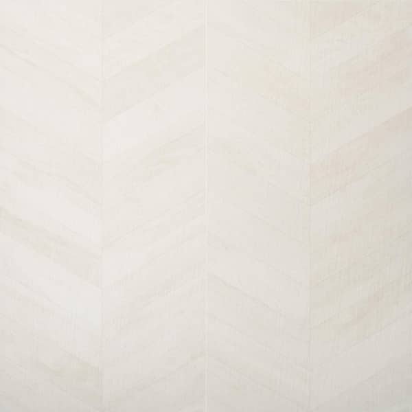 Ivy Hill Tile Montgomery Chevron White 24 in. x 48 in. Matte Porcelain Floor and Wall Tile (15.49 sq. ft./Case)