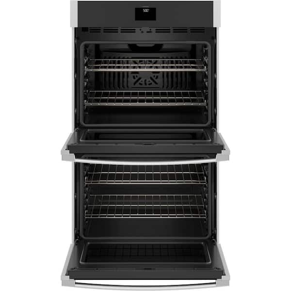 30 in. Double Smart Convection Wall Oven with No-Preheat Air Fry in Stainless Steel