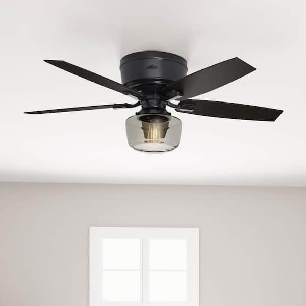 Hunter - Ocala 52 in. LED Indoor/Outdoor Fresh White Ceiling Fan with Light