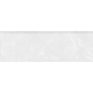 Michelangelo Light Grey Bullnose 3 in. x 12 in. Matte Porcelain Floor and Wall Tile Trim (20 linear feet/Case)